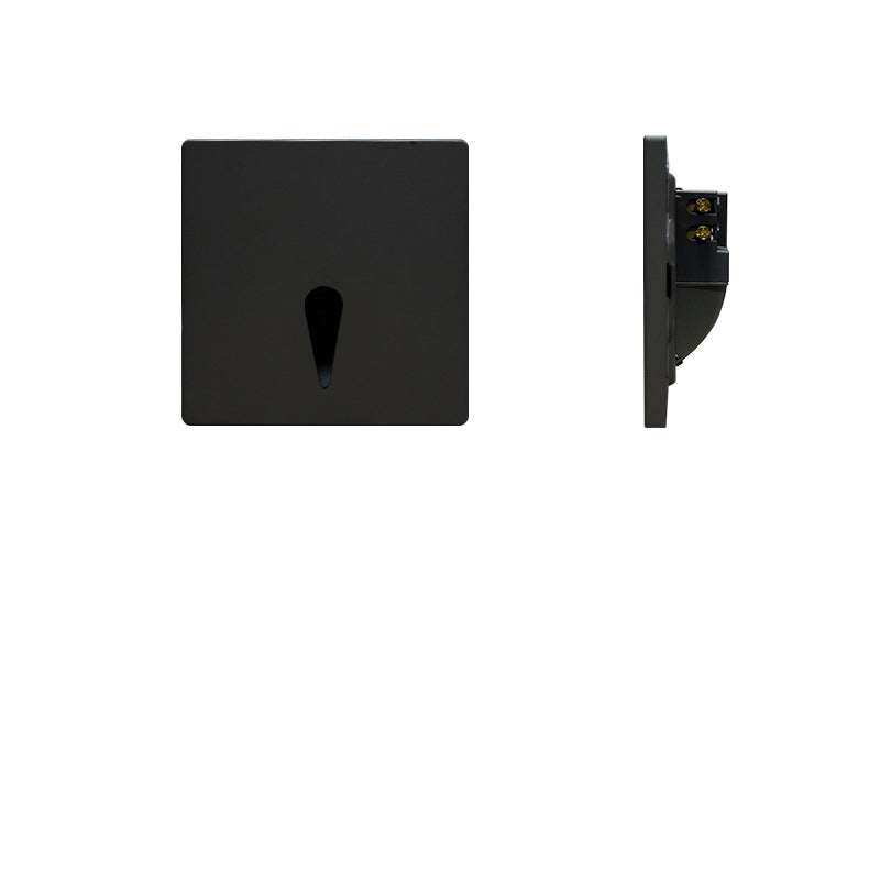 Ronvde – Lampada da parete incassata LED quadrata moderna minimalista, 1 luce