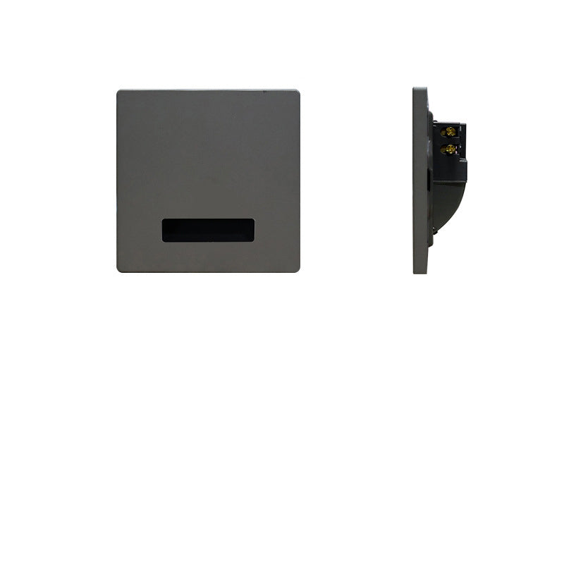 Ronvde – Lampada da parete incassata LED quadrata moderna minimalista, 1 luce