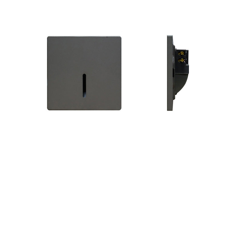 Ronvde – Lampada da parete incassata LED quadrata moderna minimalista, 1 luce