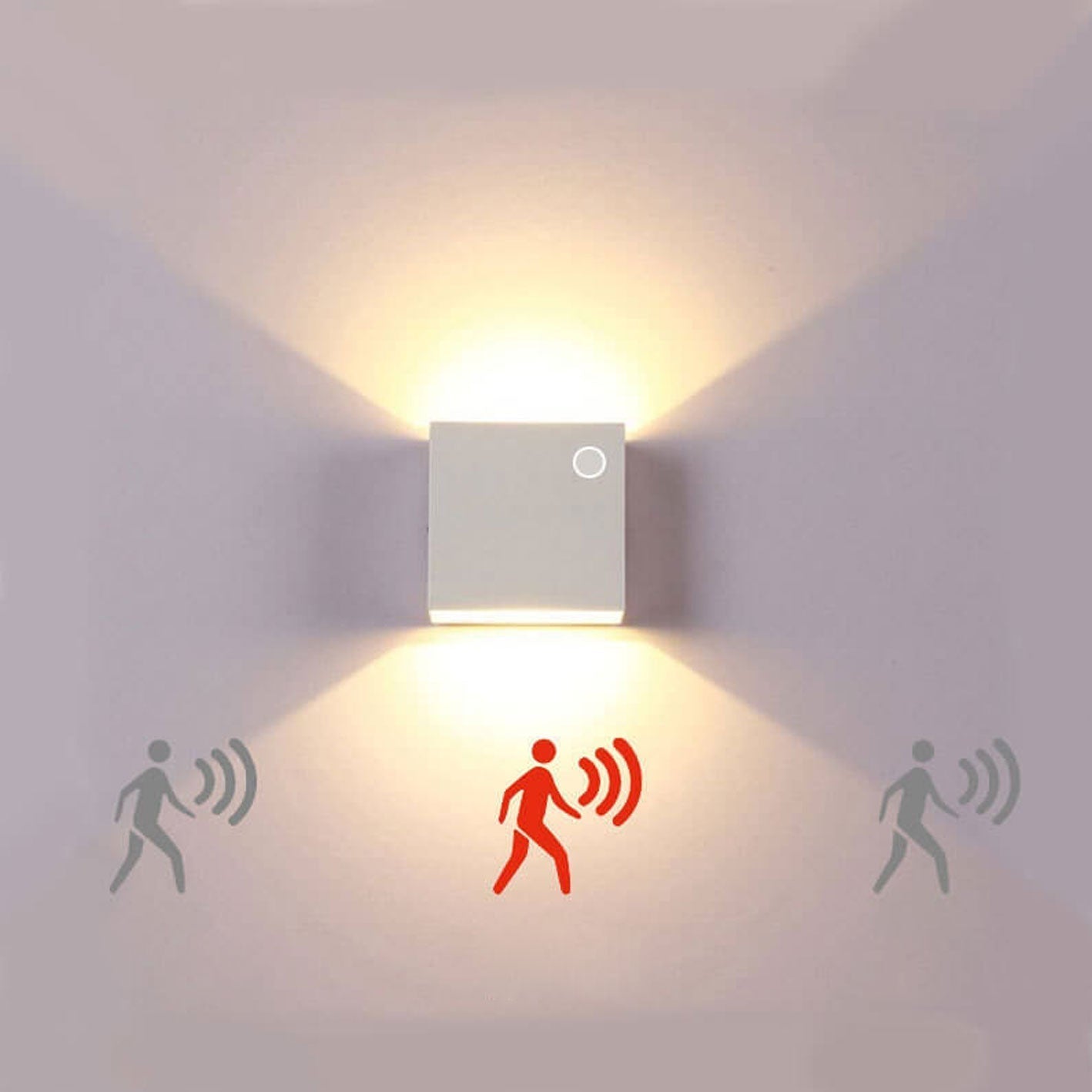 Velorien – Applique murale LED carrée moderne minimaliste 1 lumière  
