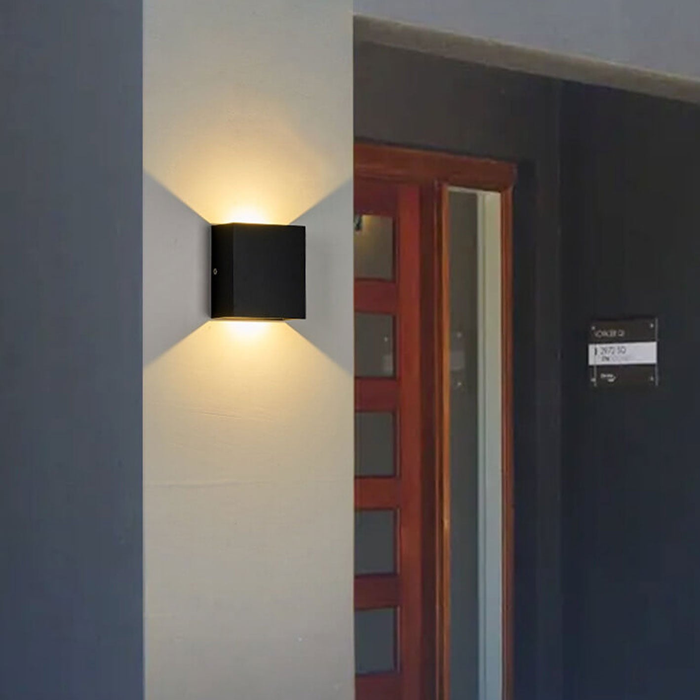 Velorien – Applique murale LED carrée moderne minimaliste 1 lumière  