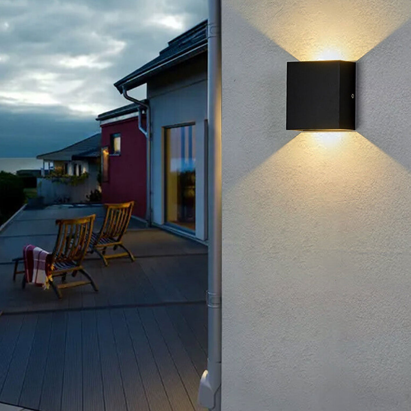 Velorien – Applique murale LED carrée moderne minimaliste 1 lumière  