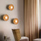 Velorien – Applique murale LED ronde moderne minimaliste en bois
