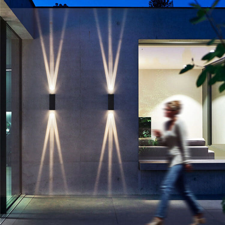 Bremora – Applique murale LED rectangulaire moderne 2 lumières  