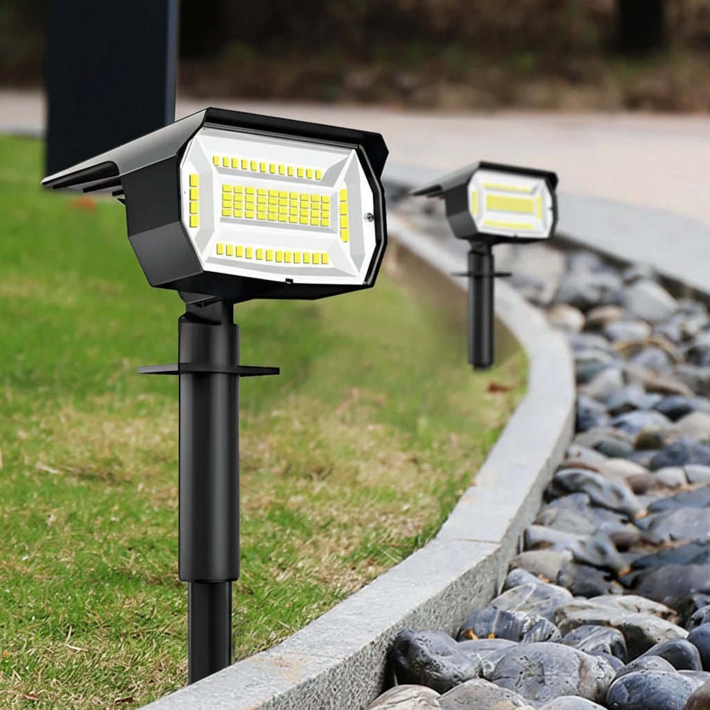 Solvanta – Faretto solare LED rettangolare moderno