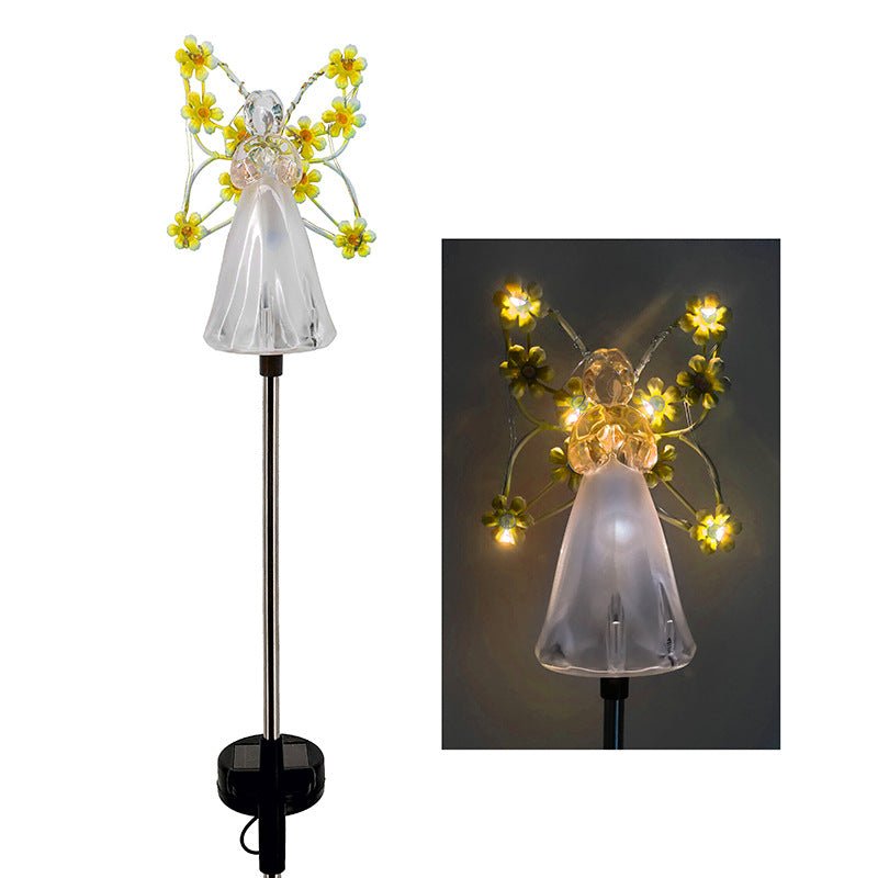 Olmira – Lampadaire de jardin ange solaire LED moderne