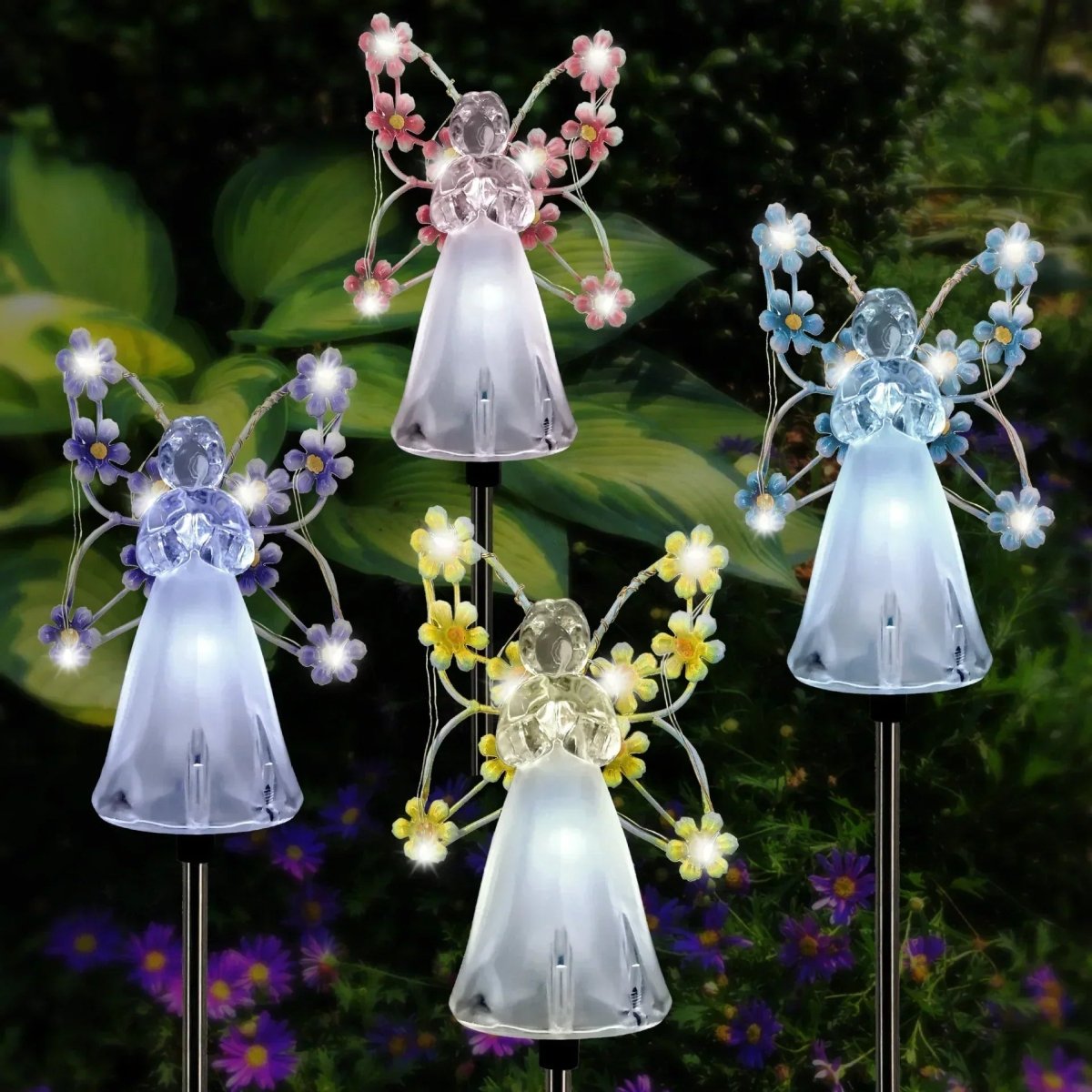 Olmira – Lampadaire de jardin ange solaire LED moderne