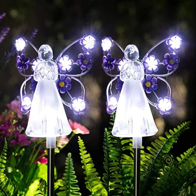Olmira – Lampadaire de jardin ange solaire LED moderne