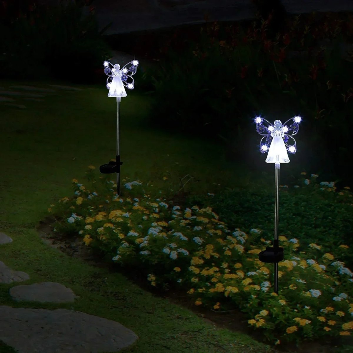 Olmira – Lampadaire de jardin ange solaire LED moderne