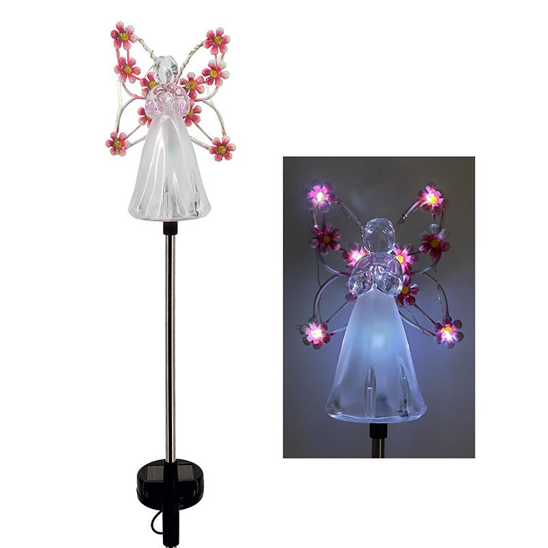 Olmira – Lampadaire de jardin ange solaire LED moderne