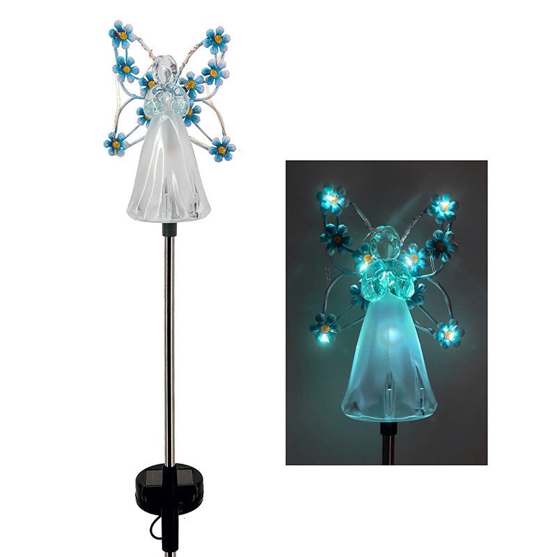Olmira – Lampadaire de jardin ange solaire LED moderne