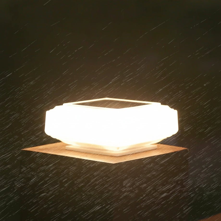 Solvyn – Lampe solaire LED carrée moderne pour sol