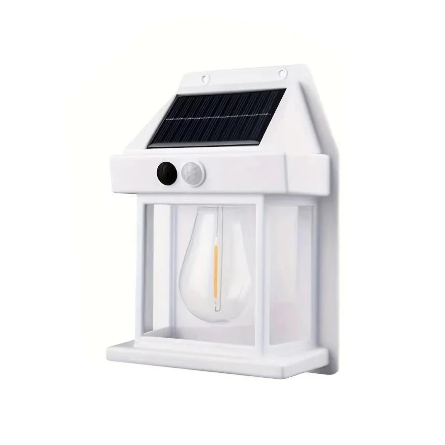 Colvix – Applique da parete solare LED quadrata moderna, 1 luce