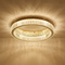 Liorael - Lustre LED cercle en cristal moderne