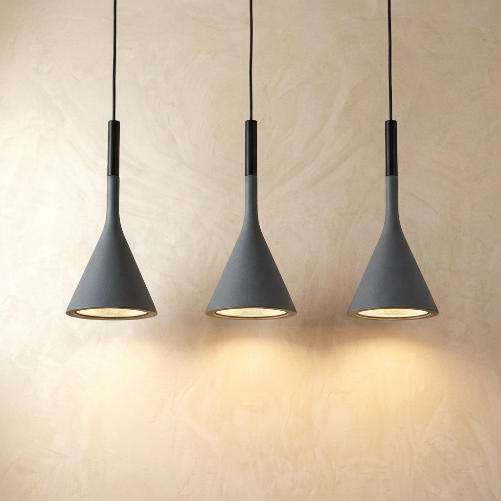 Scandinavian Funnel Pendant Lamp Adjustable Height
