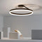 Arivonn - Plafonnier LED moderne cercle noir blanc à montage affleurant