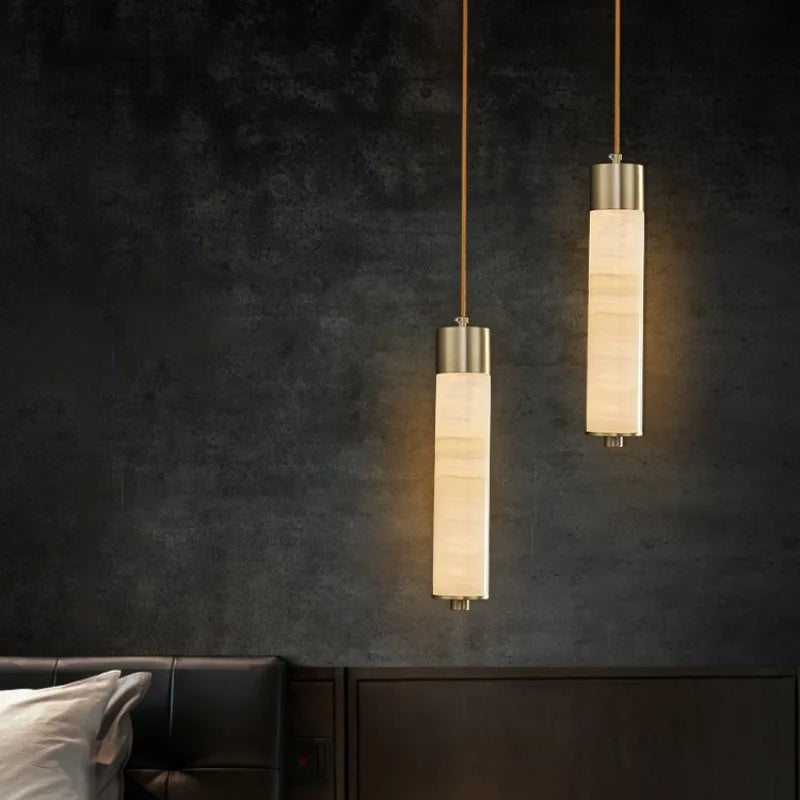 Stone Pendant Lamp Spanish Style Ceiling Light - Image 9
