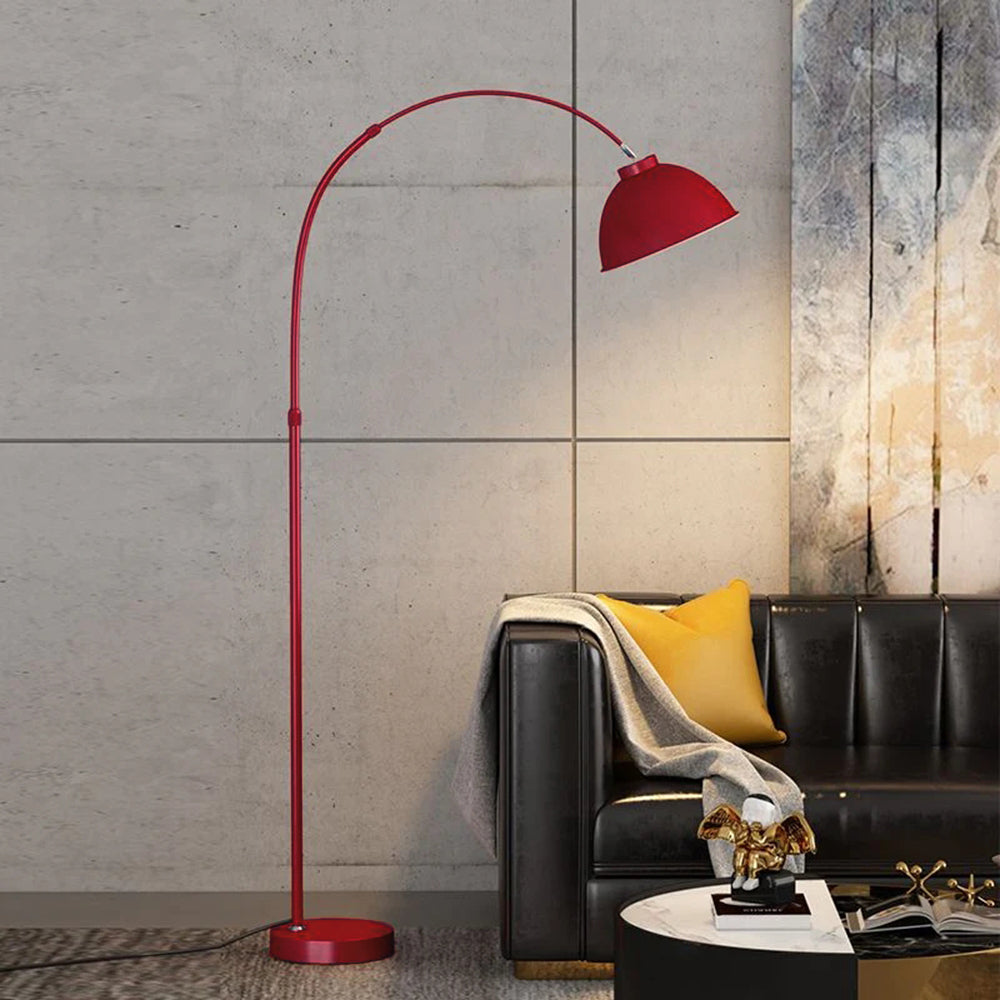 Morvane - Lampada da terra moderna ad arco 185 cm con 3 opzioni di colore