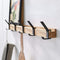 Nordic Wall-Mounted Coat Rack with Adjustable Double Hooks