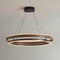 Nisora - Lampadario LED a doppio anello luminoso