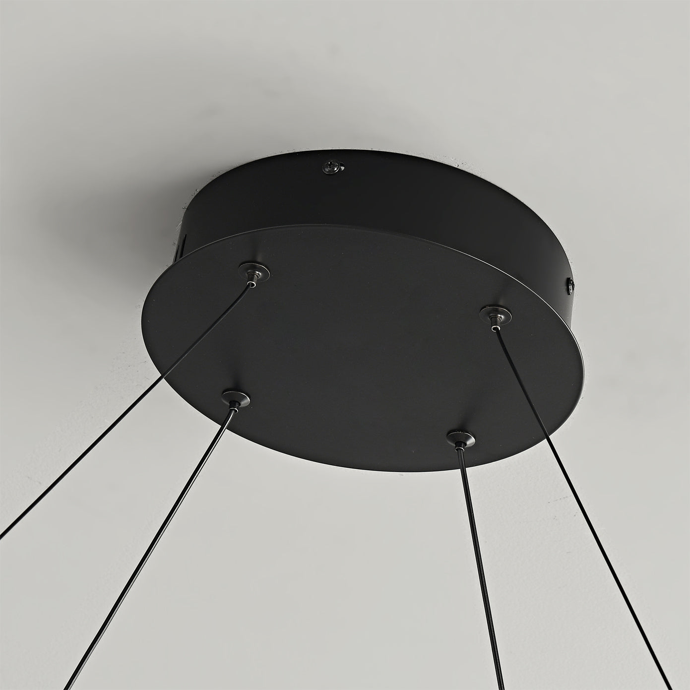 Nisora - Lampadario LED a doppio anello luminoso