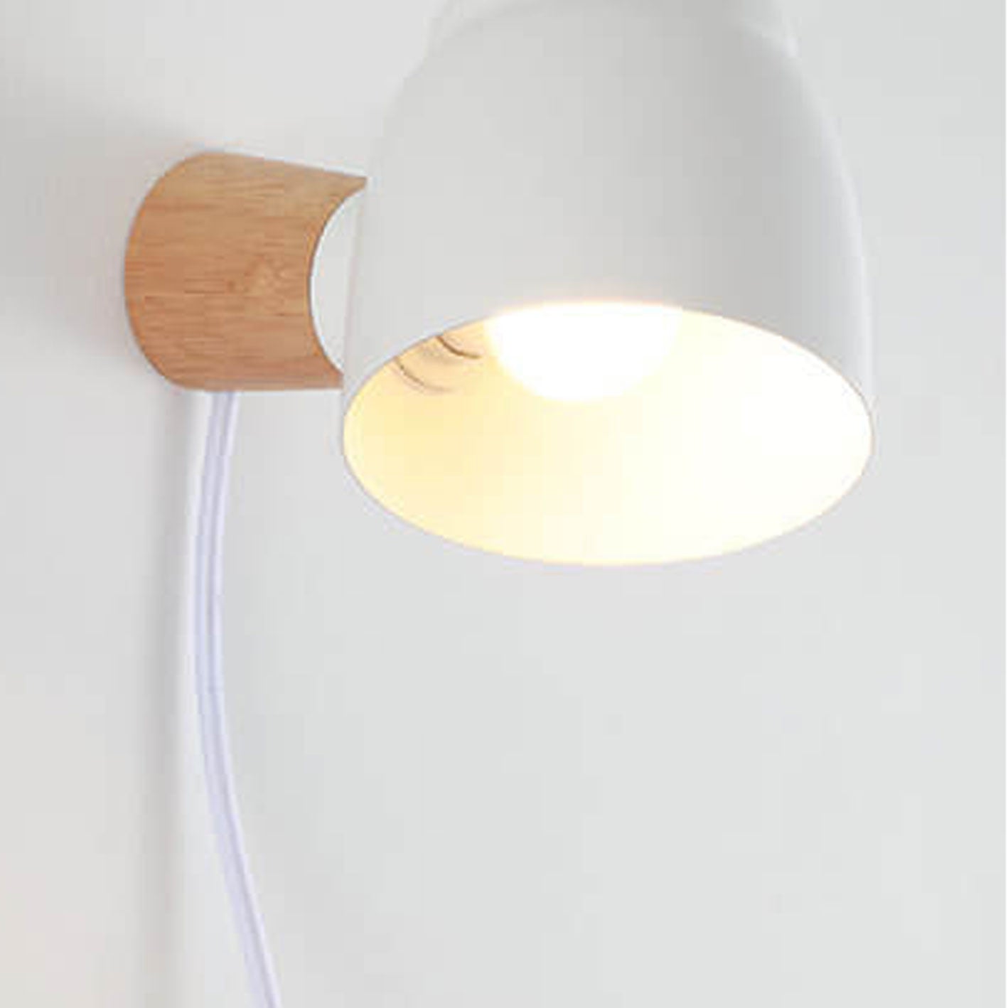 Norvex – Applique da parete nordica a cilindro LED, 1 luce