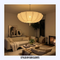 Wabi Sabi Fabric Chandelier Nordic Minimalist Ceiling Lamp