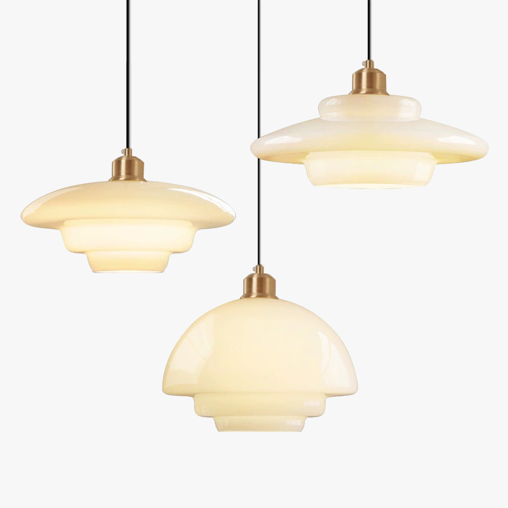 Lumioran - Lampada a sospensione in vetro minimalista nordica