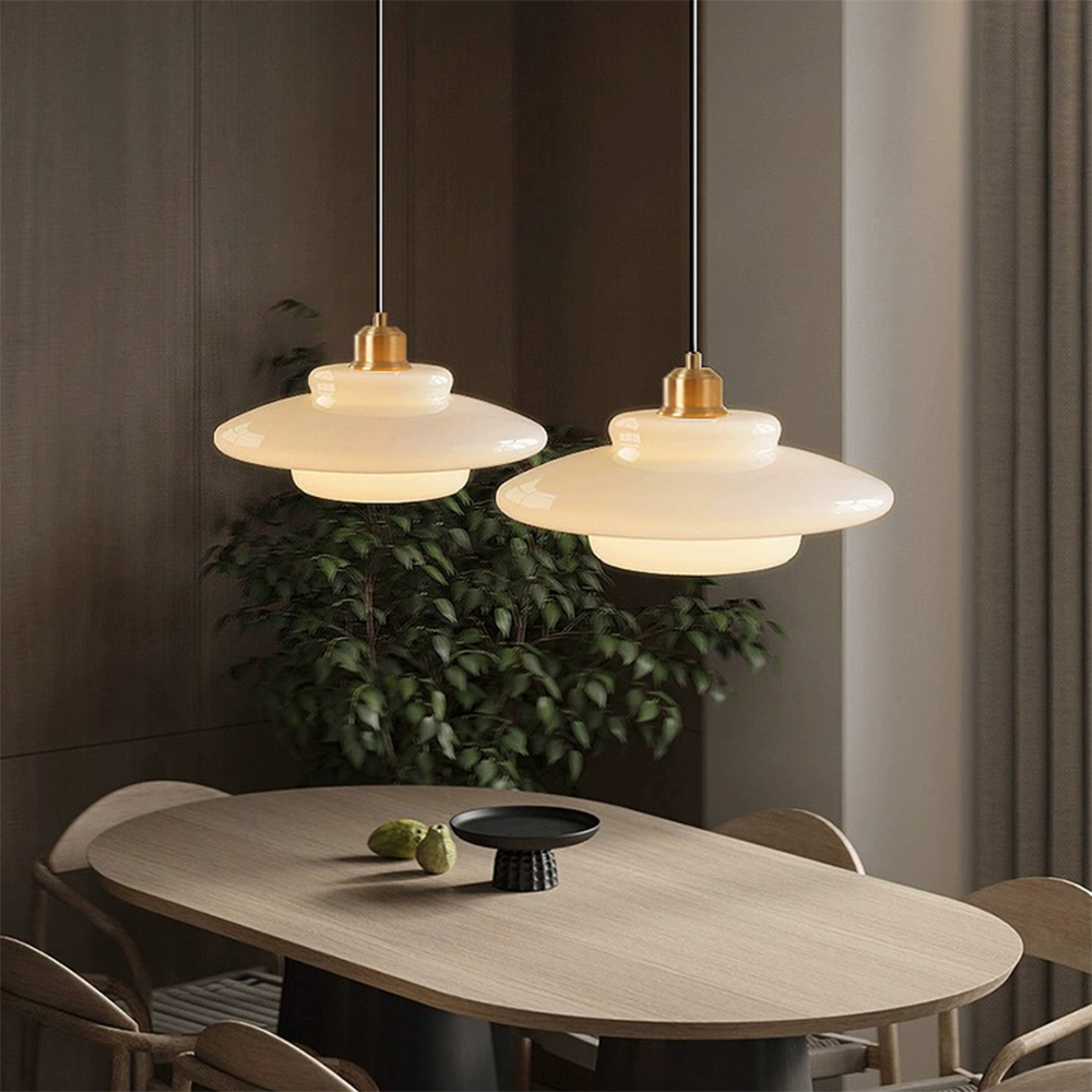Lumioran - Lampada a sospensione in vetro minimalista nordica