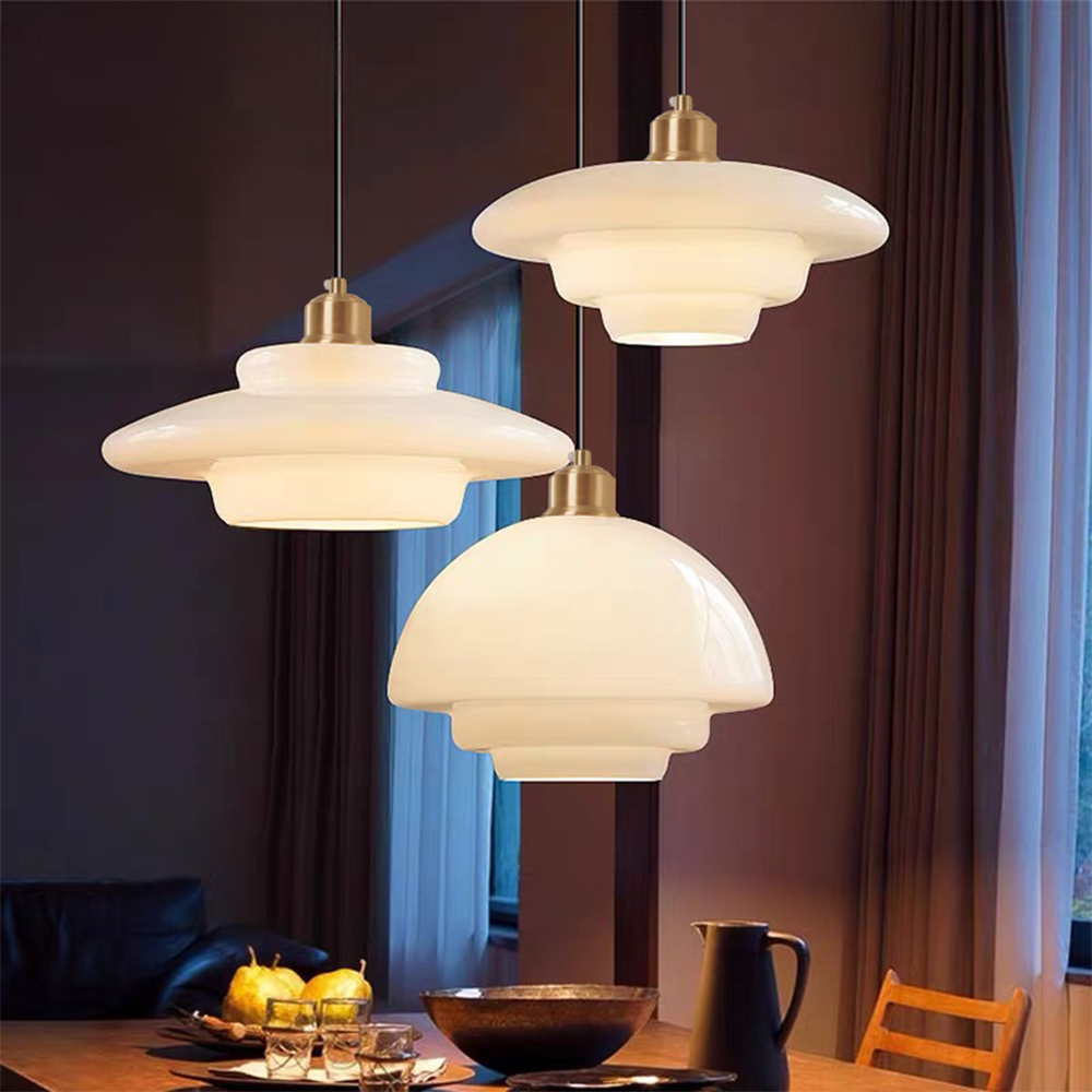 Lumioran - Lampada a sospensione in vetro minimalista nordica