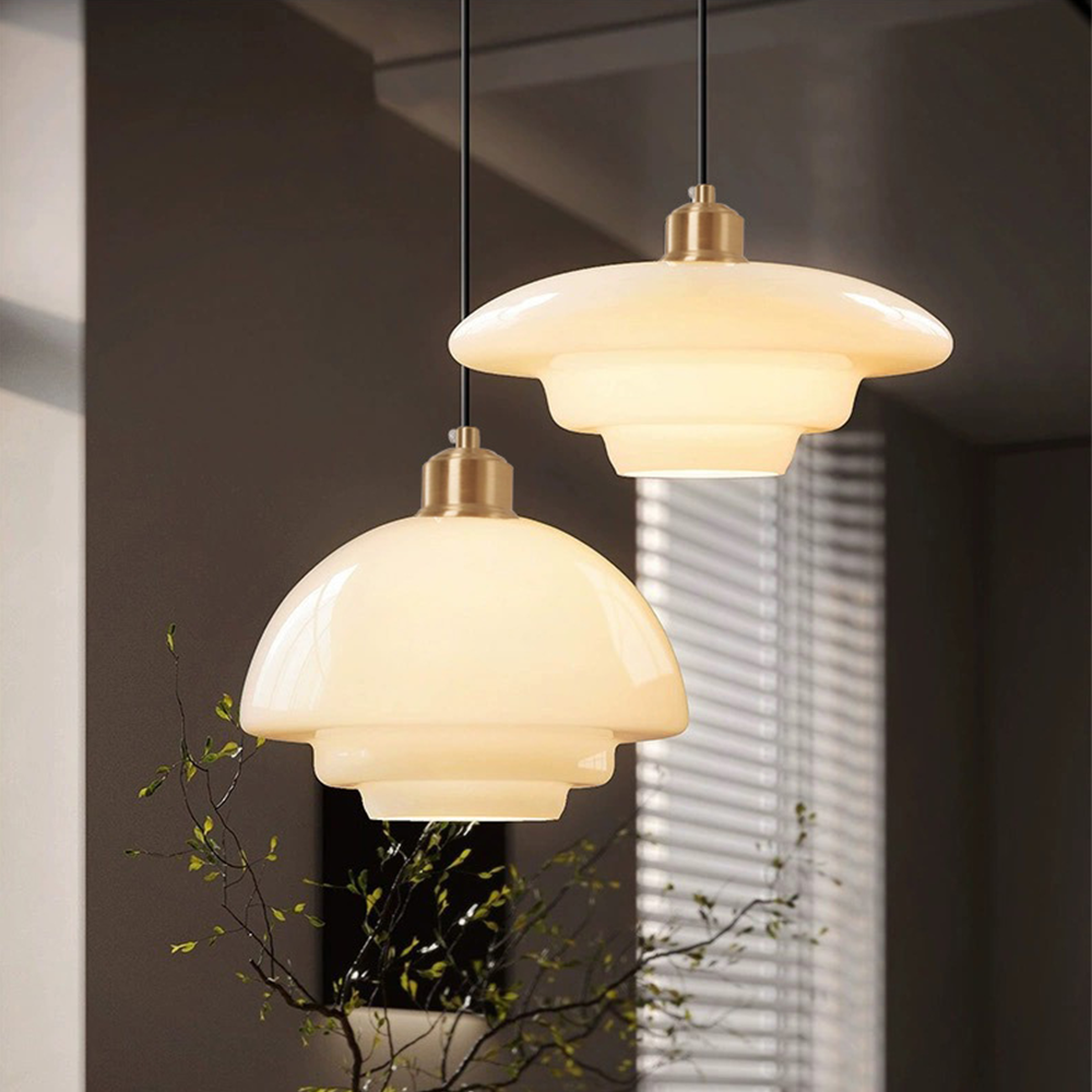Lumioran - Lampada a sospensione in vetro minimalista nordica