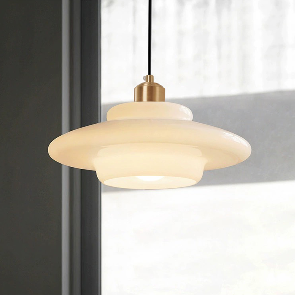 Lumioran - Lampada a sospensione in vetro minimalista nordica
