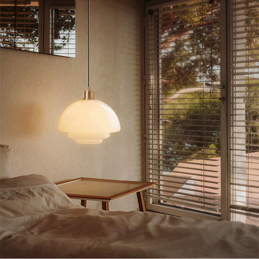 Lumioran - Lampada a sospensione in vetro minimalista nordica