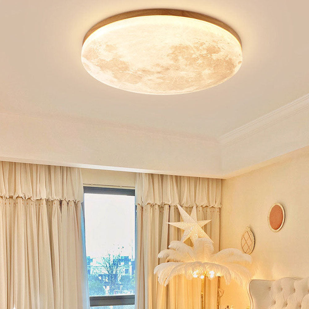 Oryna – Lampada da soffitto LED rotonda piatta