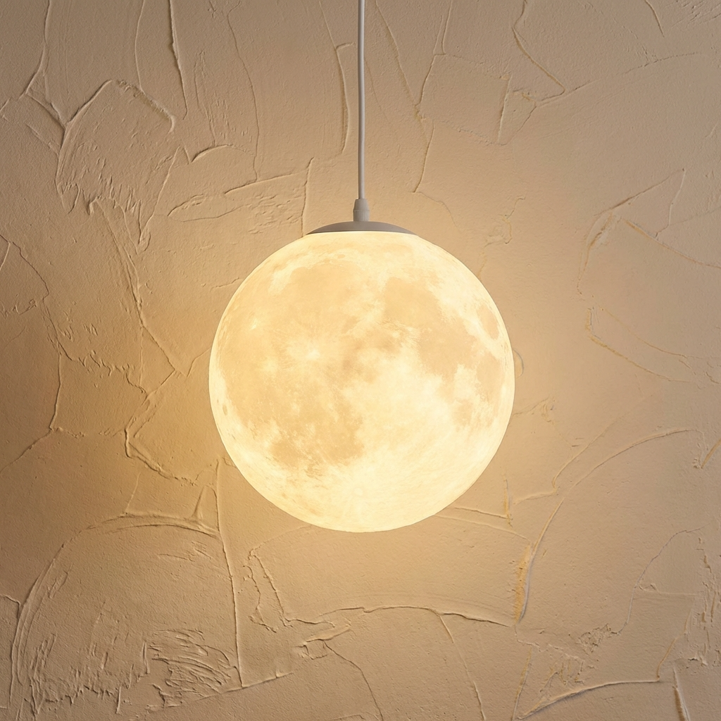 Lunaric - Lampada a sospensione da soffitto nordica a forma di luna