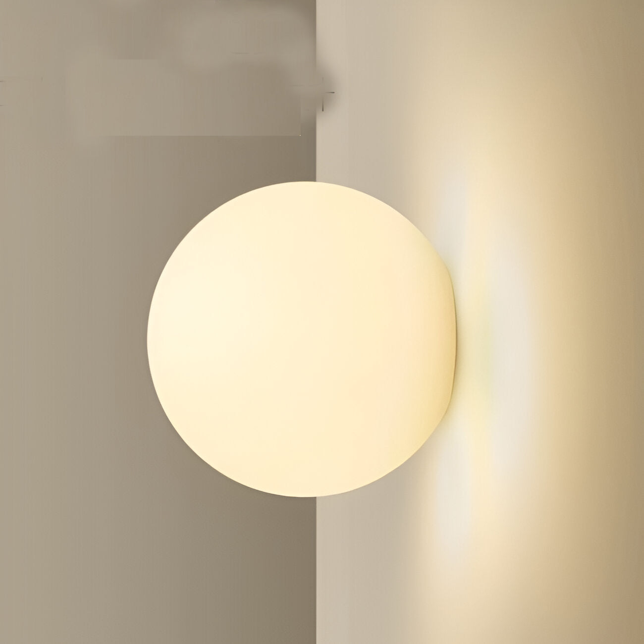 Round Glass LED Wall Sconce Minimalist Dimmable - Image 14