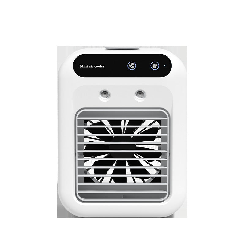 Portable Mini Air Cooler Fan Desktop Misting Humidifier Rechargeable - Image 5