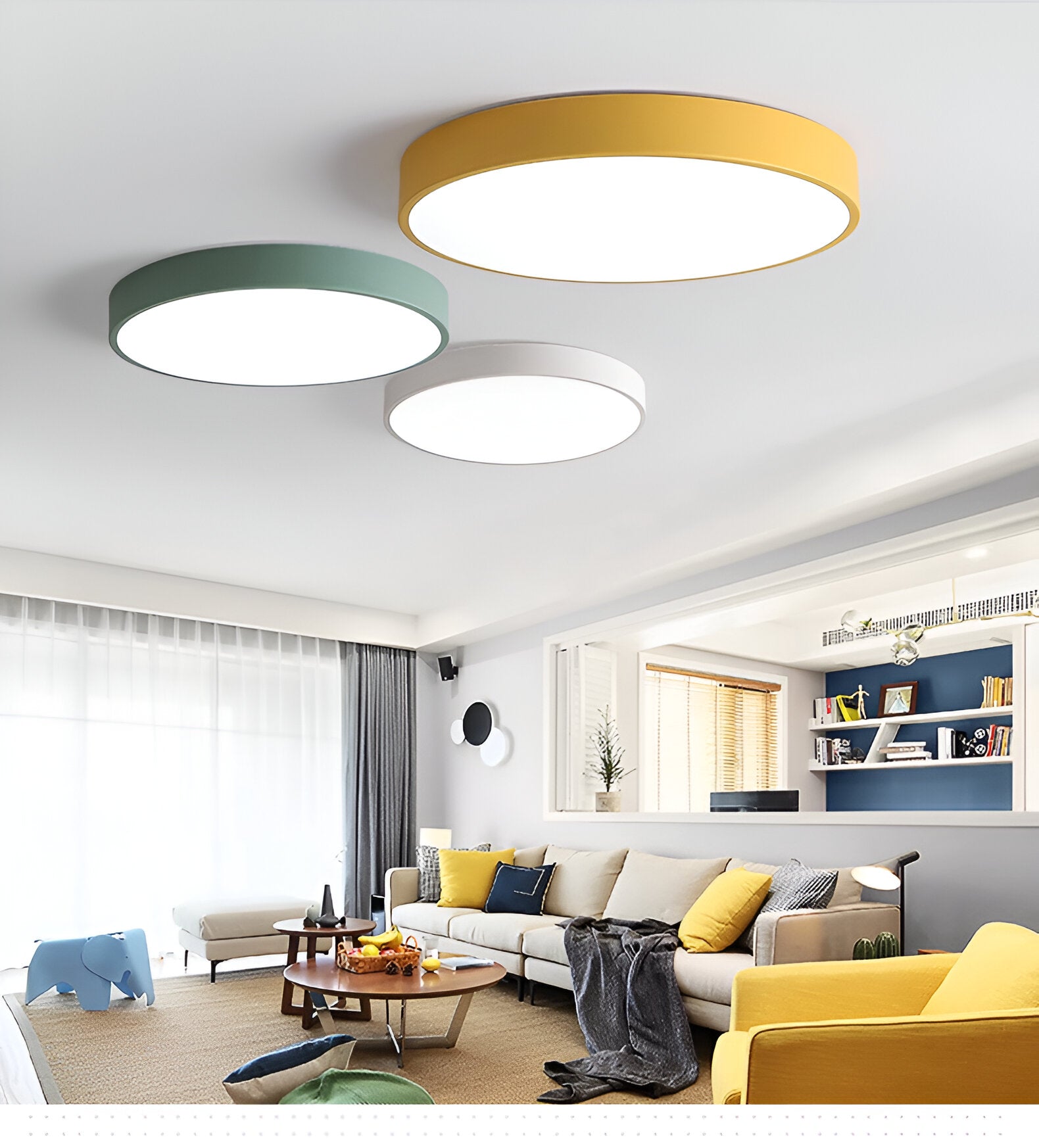 Denrad – Lampada da soffitto LED moderna con paralume in acrilico