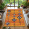 Lucea - Tappeto Lavabile Antiscivolo Stile Kilim
