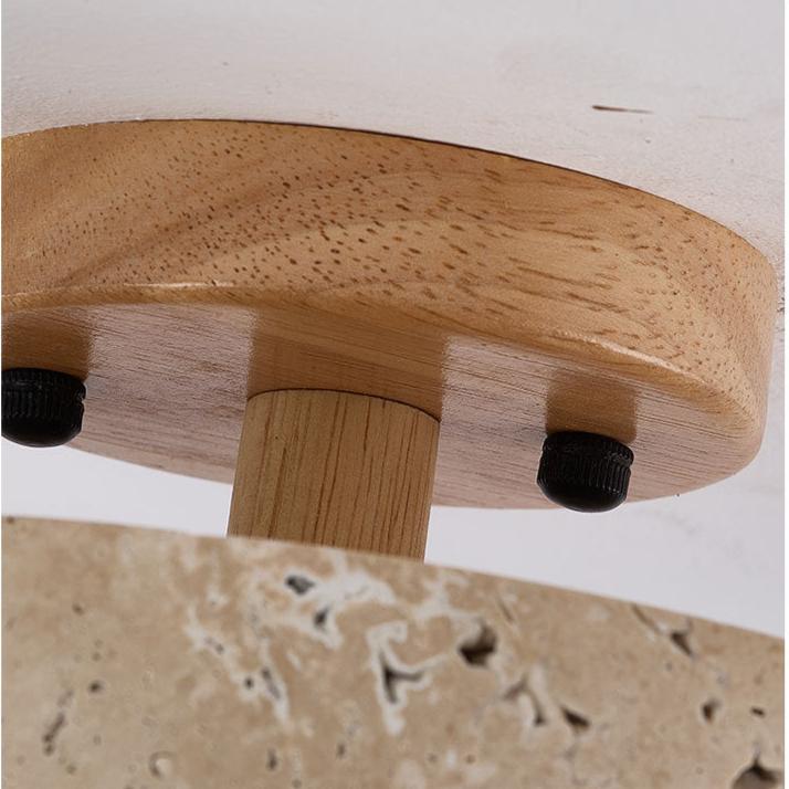 Travara - Lampada da soffitto in travertino LED