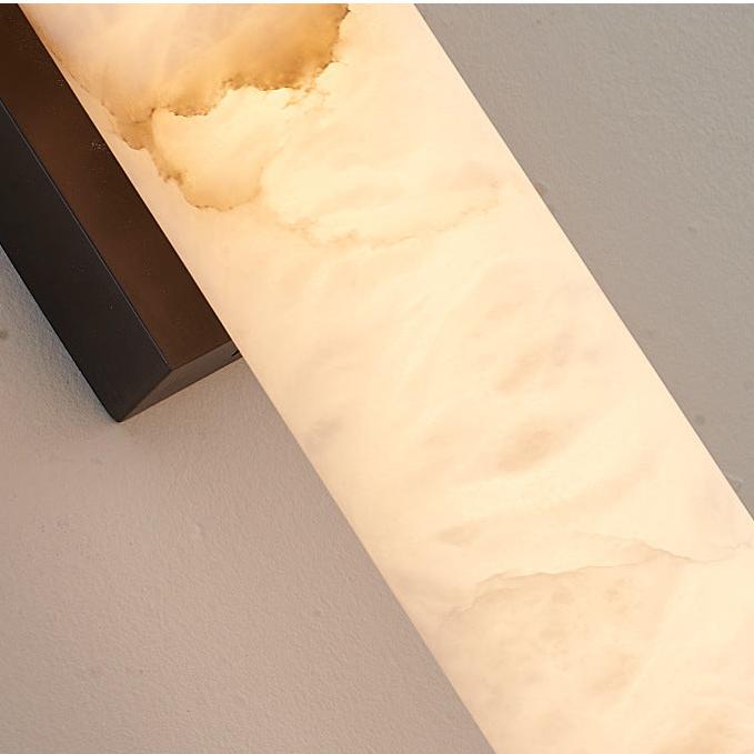 Modern Minimalist Marble Wall Sconce LED Copper - Image 14