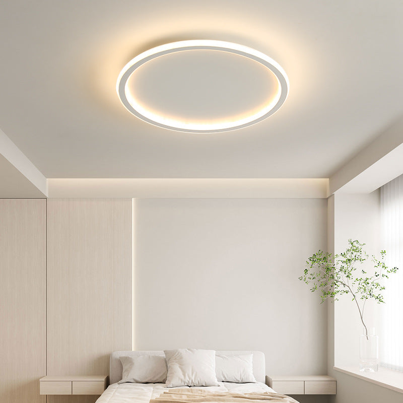 Scandinavian Round LED Flush Mount Ceiling Lamp - Image 3