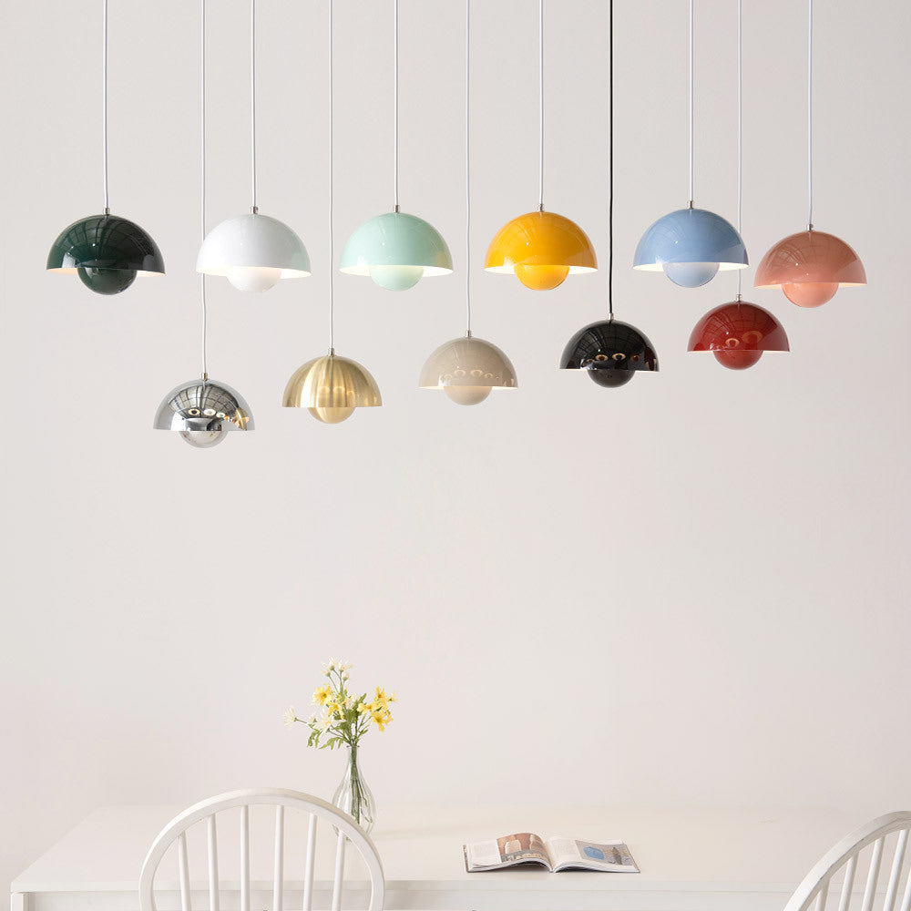 Bellvora - Lampada a Sospensione Mid Century 23cm
