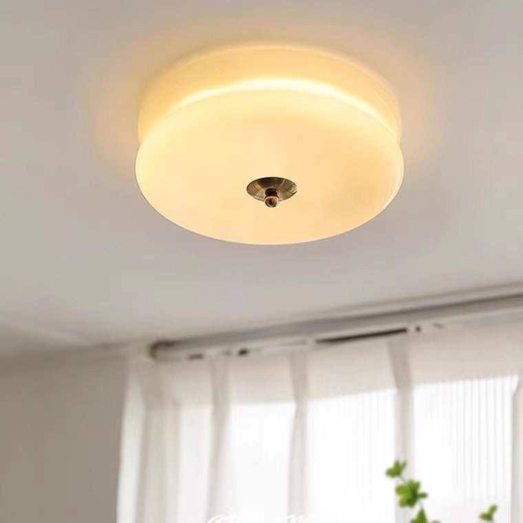 Celmora - Lampada da soffitto vintage in vetro Art Deco