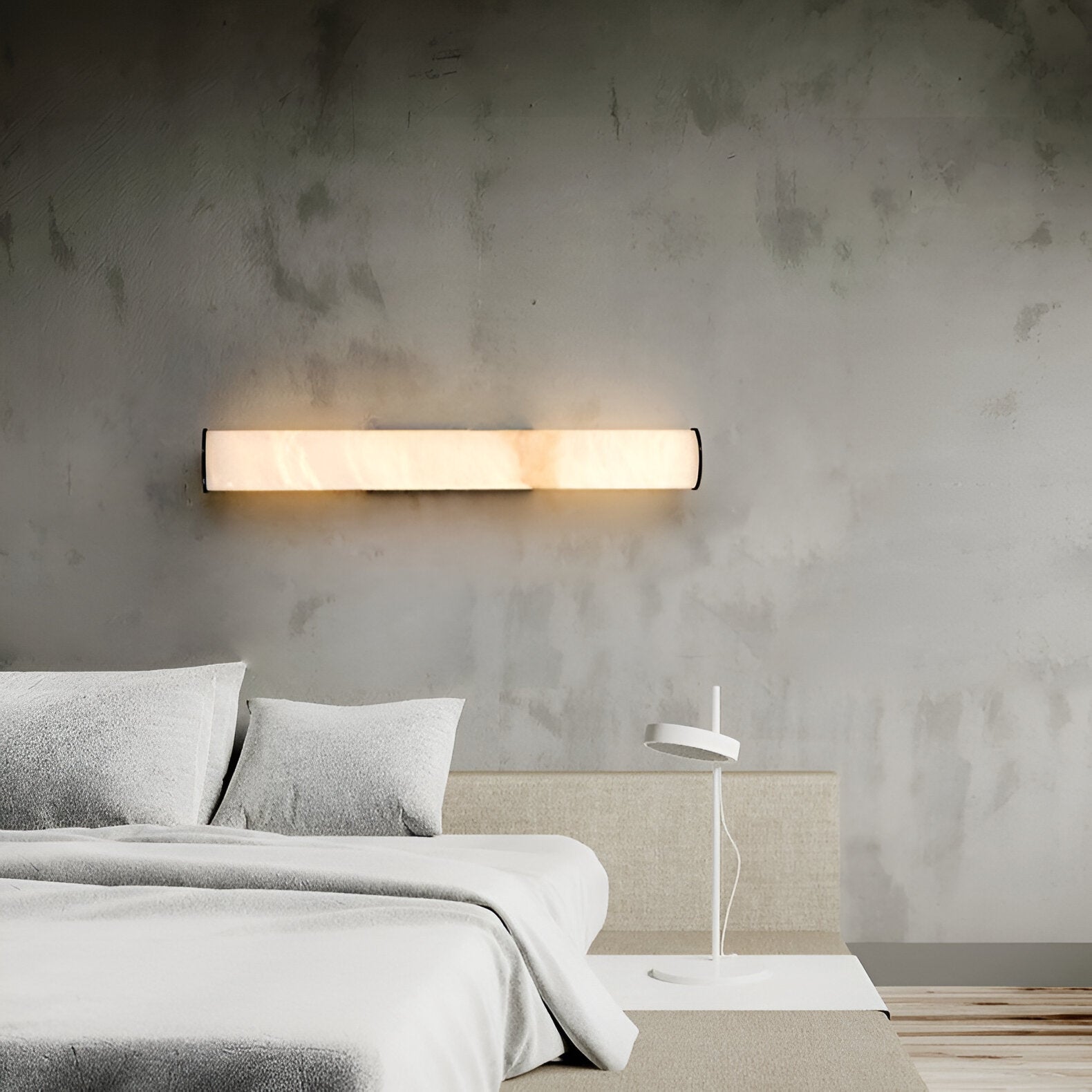 Modern Minimalist Marble Wall Sconce LED Copper - Image 16