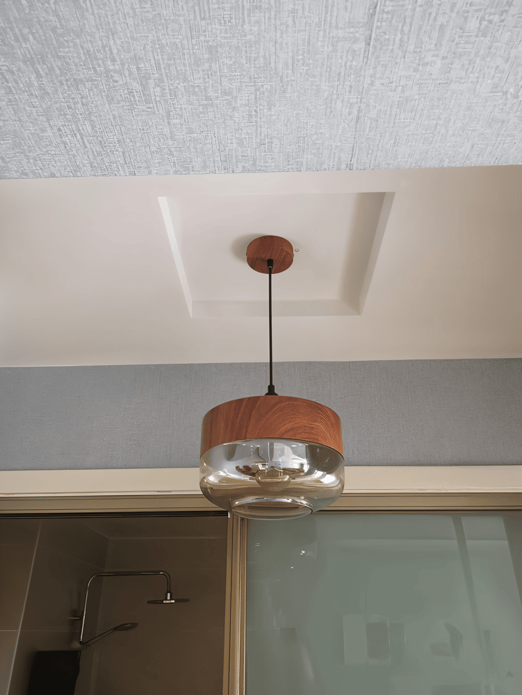 Nelyn – Suspension en verre rétro hauteur réglable