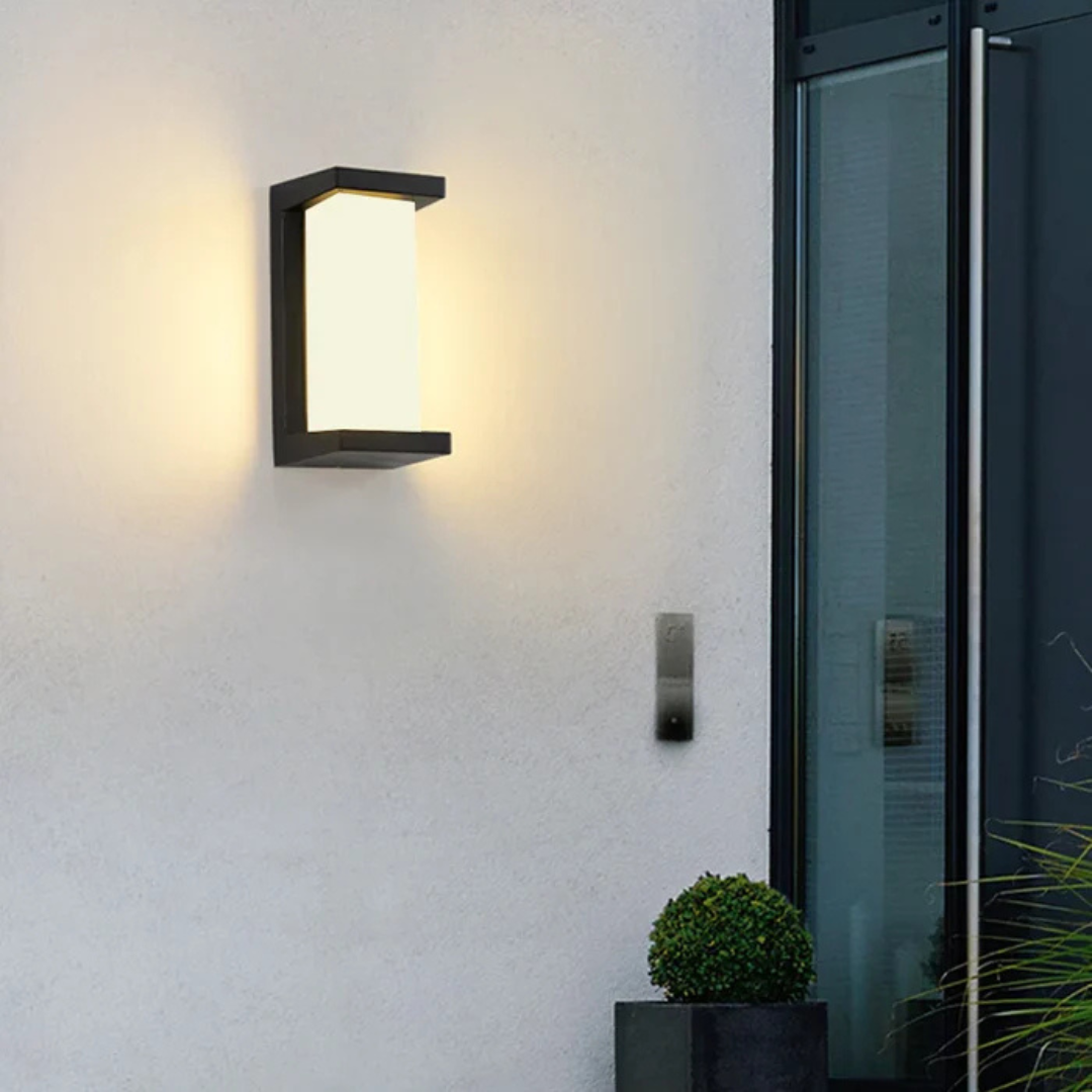 Outdoor Motion Sensor LED Exterior Wall Light Weather Resistant - Image 2