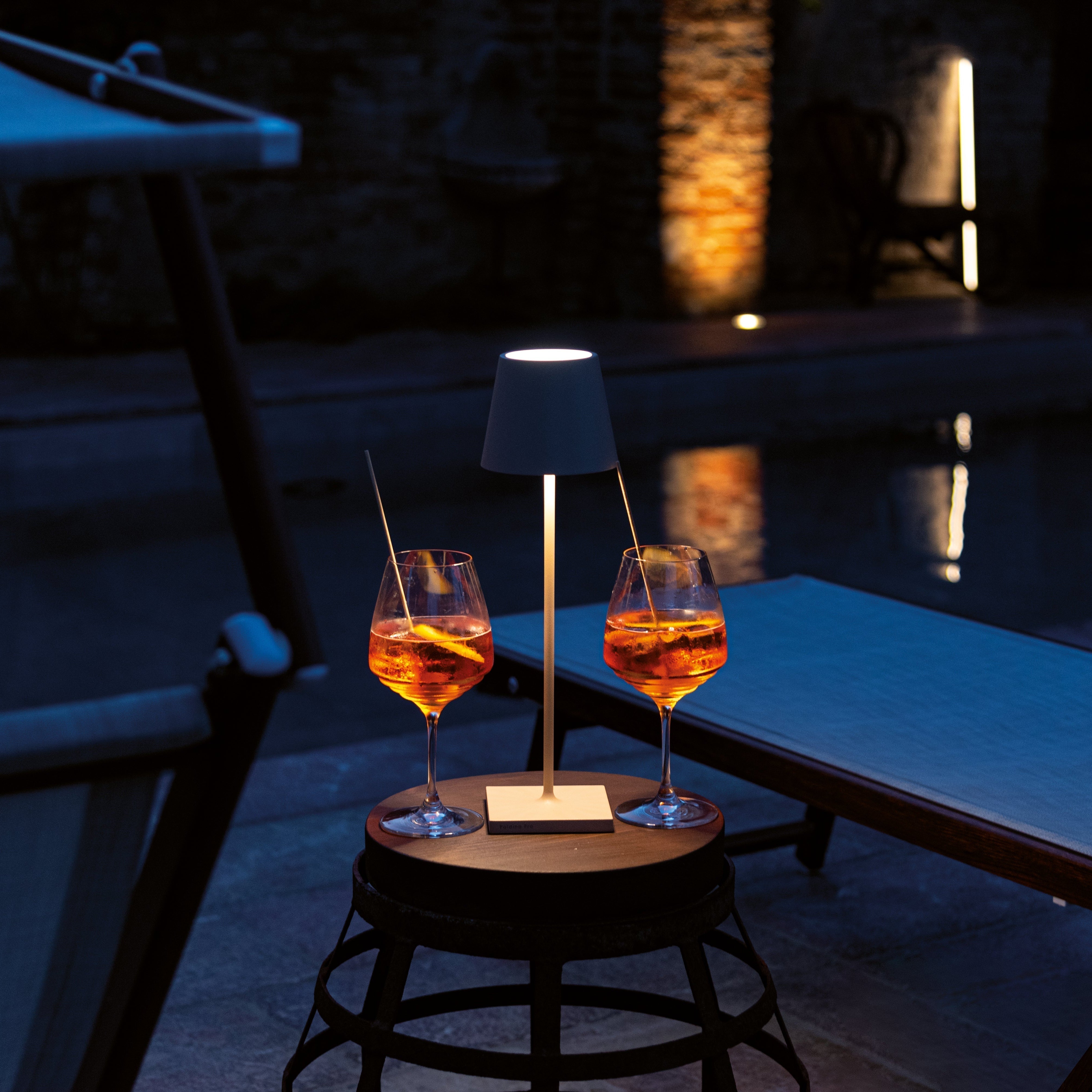 Temon - Lampe de table LED rechargeable avec variateur
