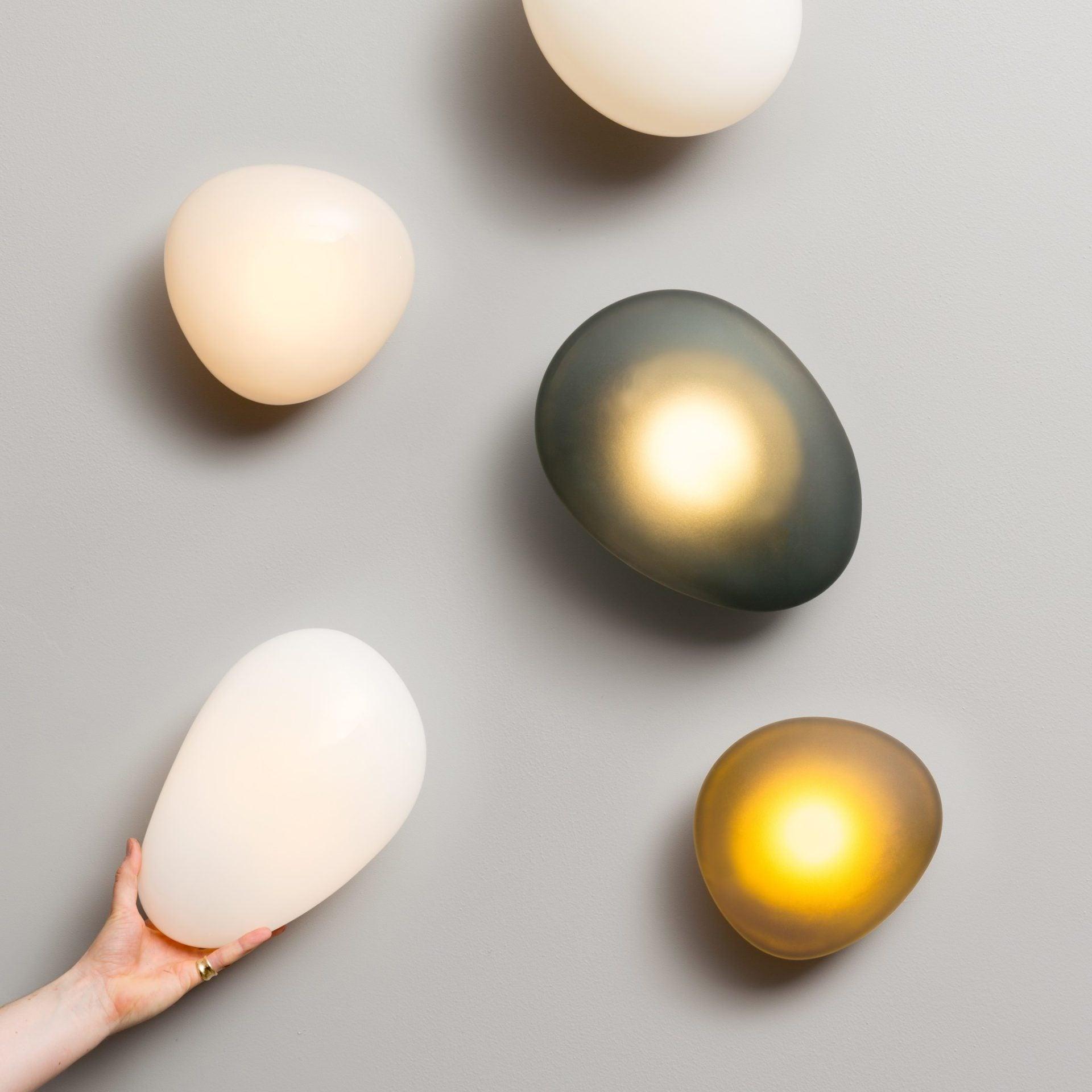 Cameron – Lampada da parete LED con paralume ovale