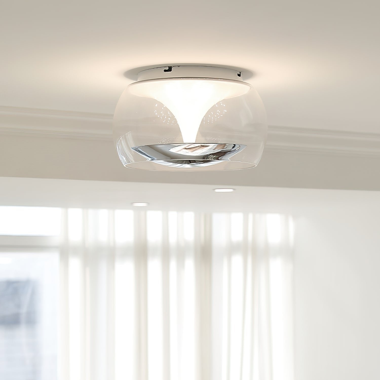 Eshara - Lampada a sospensione nordica in vetro da soffitto